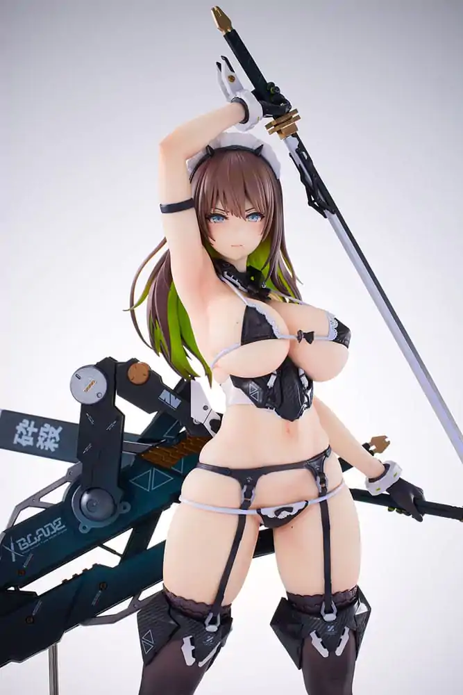 Original Character by Nidy-2D PVC Statue 1/7 Meido-Busou: Blade DX Ver. 27 cm termékfotó