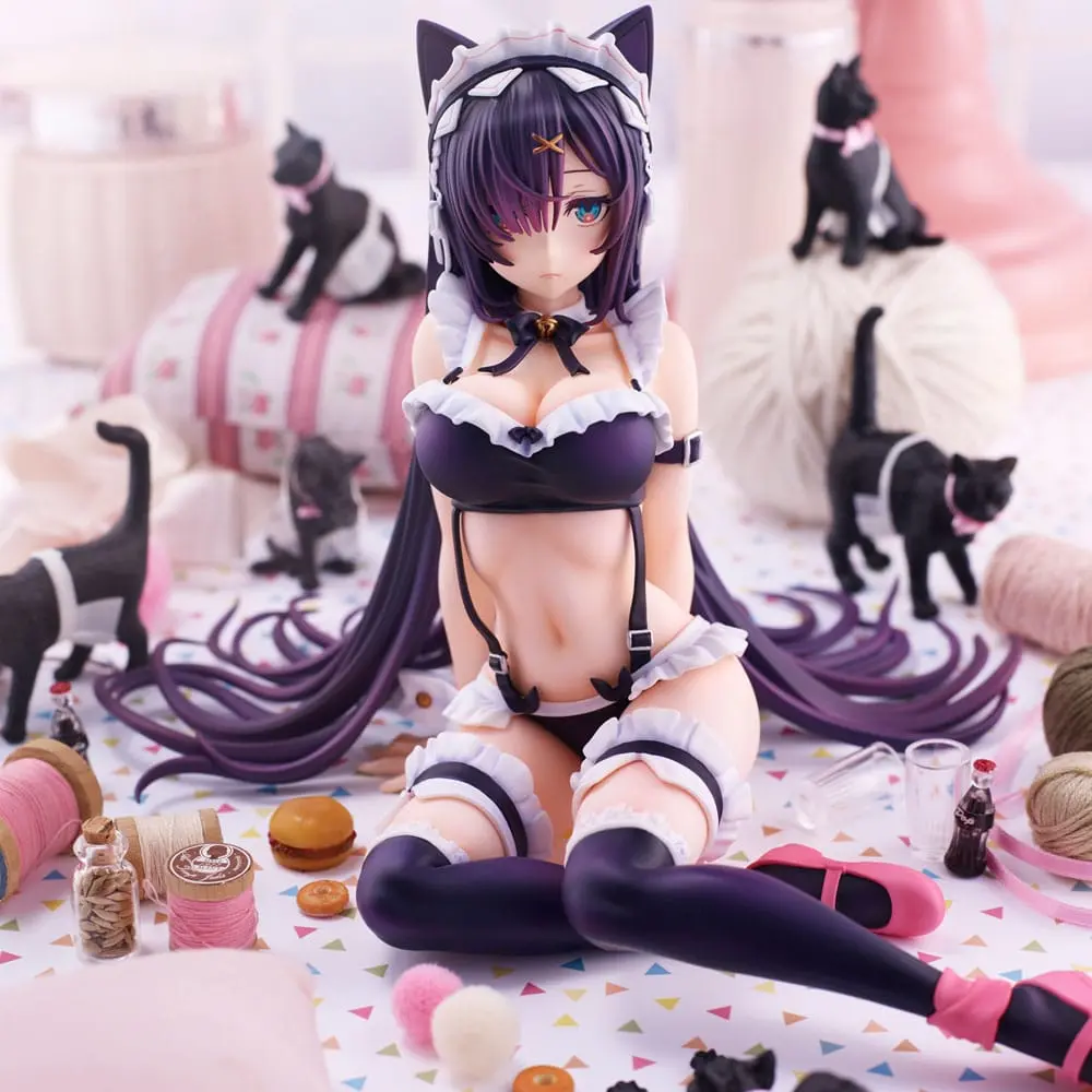 Original Character Statue PVC Cat Maid 15 cm termékfotó