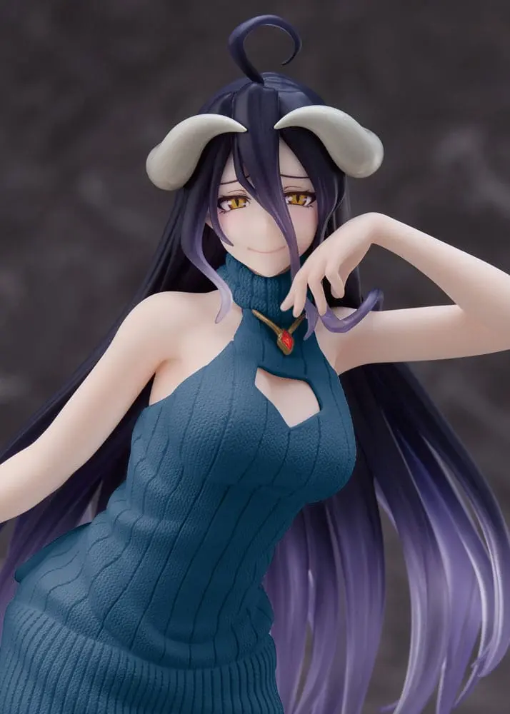 Original Character Coreful PVC Statue Overlord IV AMP Albedo Knit Dress Ver. Renewal Edition product photo