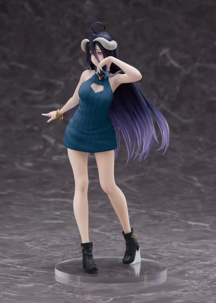 Original Character Coreful PVC Statue Overlord IV AMP Albedo Knit Dress Ver. Renewal Edition product photo