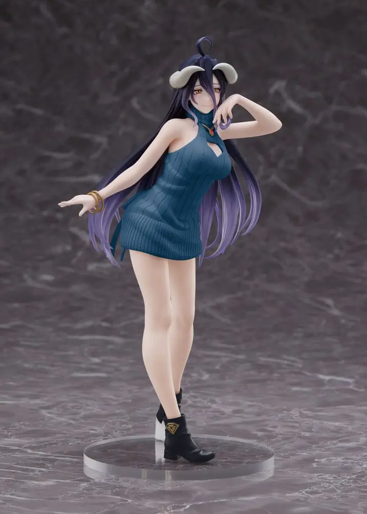 Original Character Coreful PVC Statue Overlord IV AMP Albedo Knit Dress Ver. Renewal Edition product photo