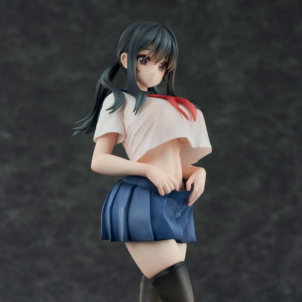 Original Character PVC Statue Curtain-chan Illustration by B-ginga 27 cm product photo