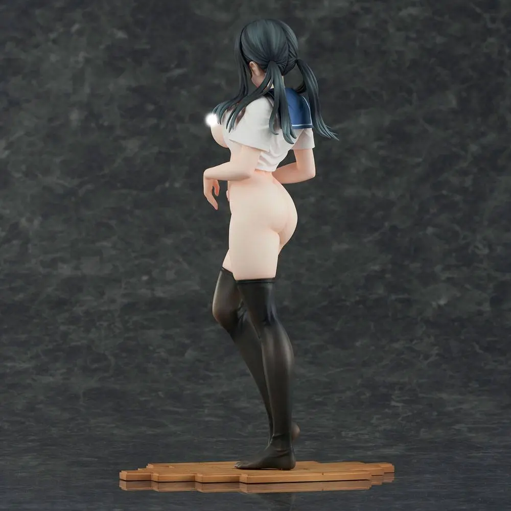 Original Character PVC Statue Curtain-chan Illustration by B-ginga 27 cm product photo