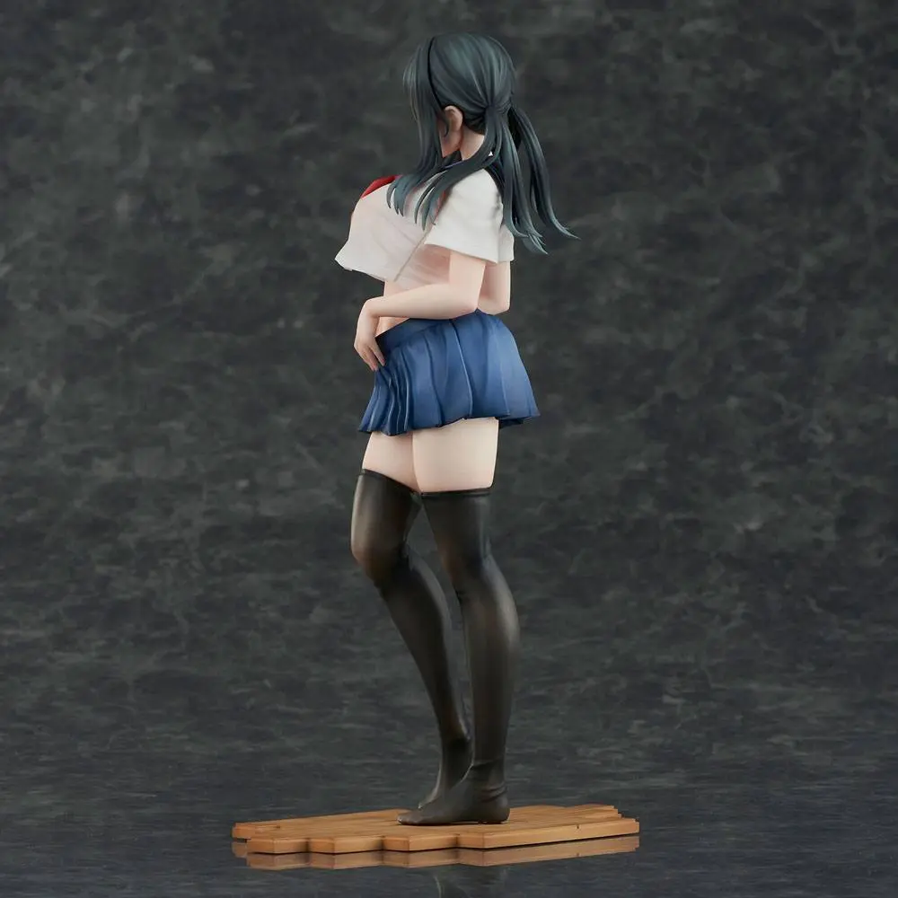 Original Character PVC Statue Curtain-chan Illustration by B-ginga 27 cm product photo