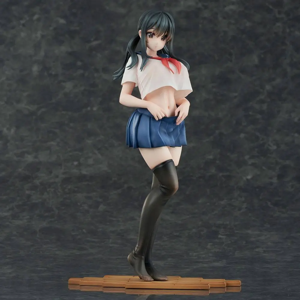 Original Character PVC Statue Curtain-chan Illustration by B-ginga 27 cm product photo