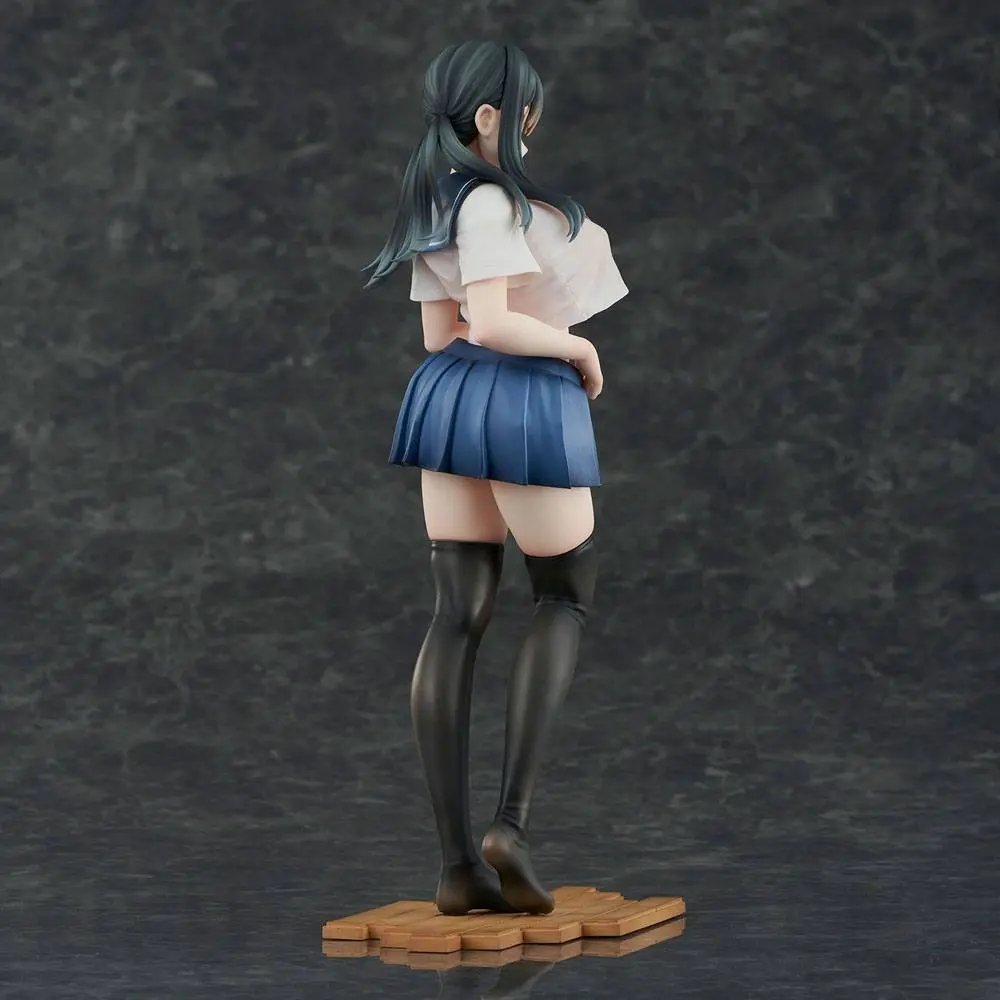 Original Character PVC Statue Curtain-chan Illustration by B-ginga 27 cm product photo