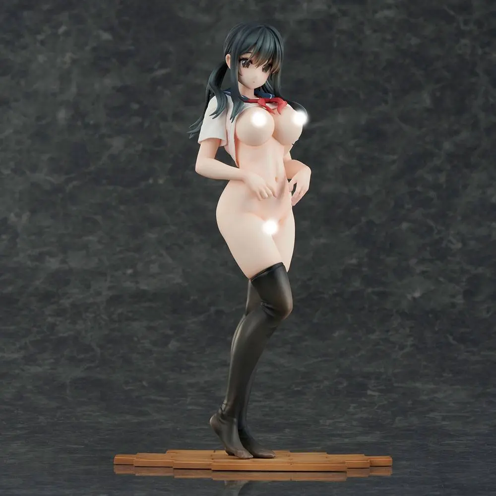 Original Character PVC Statue Curtain-chan Illustration by B-ginga 27 cm product photo