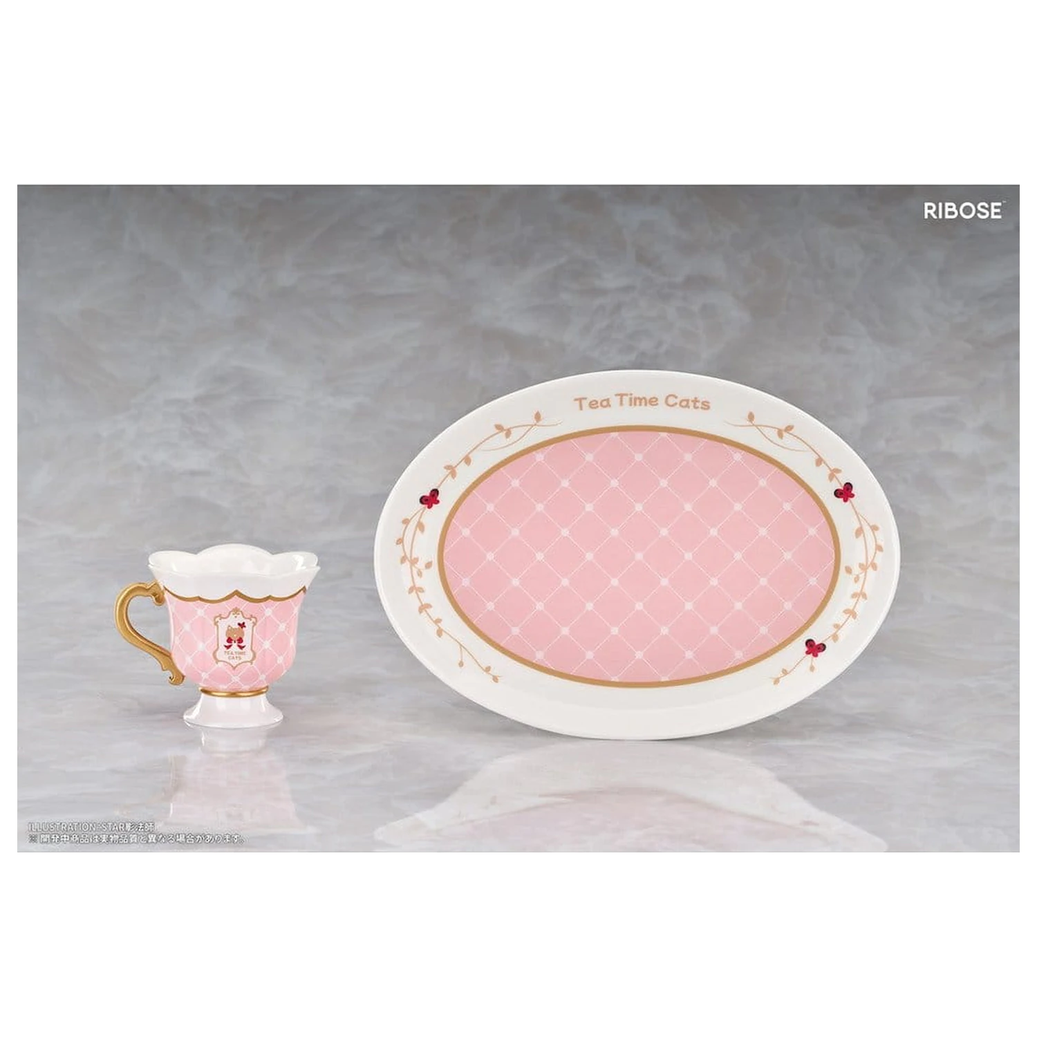 Original Character DLC Series PVC Figure Tea Time Cats Orange Cat 10 cm product photo