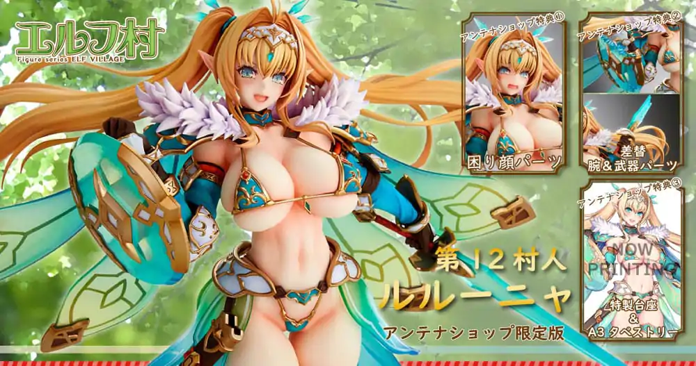 Original Character Elf Village Series PVC Statue 1/6 12th 12th Villager Lulunya Antenna Shop Limited Edition 25 cm product photo