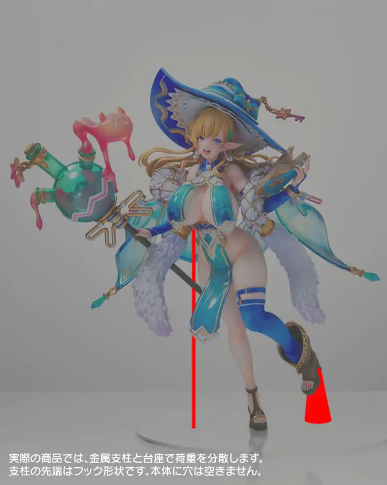 Original Character Elf Village Series PVC Statue 1/6 15th Villager Milklinde Antenna 25 cm product photo