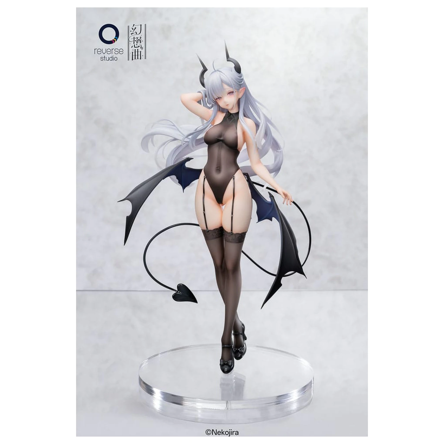 Original Character Fantasias Series Statue 1/6 set of 2 Thea-chan Apprentice Succubus Ver. (Regular Outfit & Underwear Edition) 29 cm  product photo