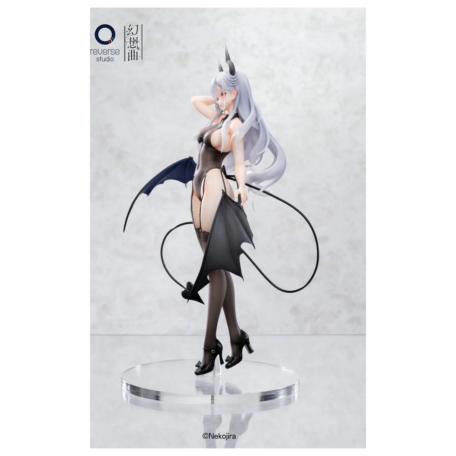 Original Character Fantasias Series Statue 1/6 set of 2 Thea-chan Apprentice Succubus Ver. (Regular Outfit & Underwear Edition) 29 cm  product photo