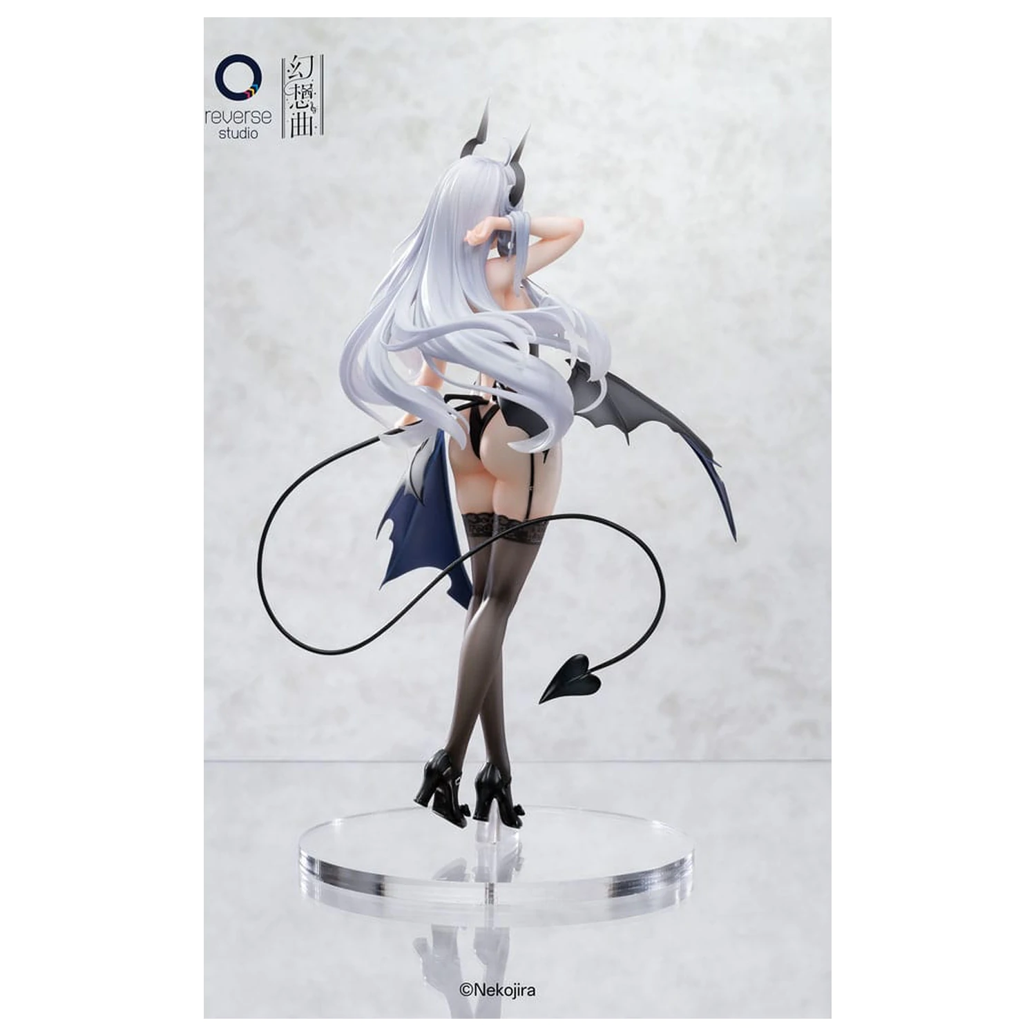 Original Character Fantasias Series Statue 1/6 set of 2 Thea-chan Apprentice Succubus Ver. (Regular Outfit & Underwear Edition) 29 cm  product photo