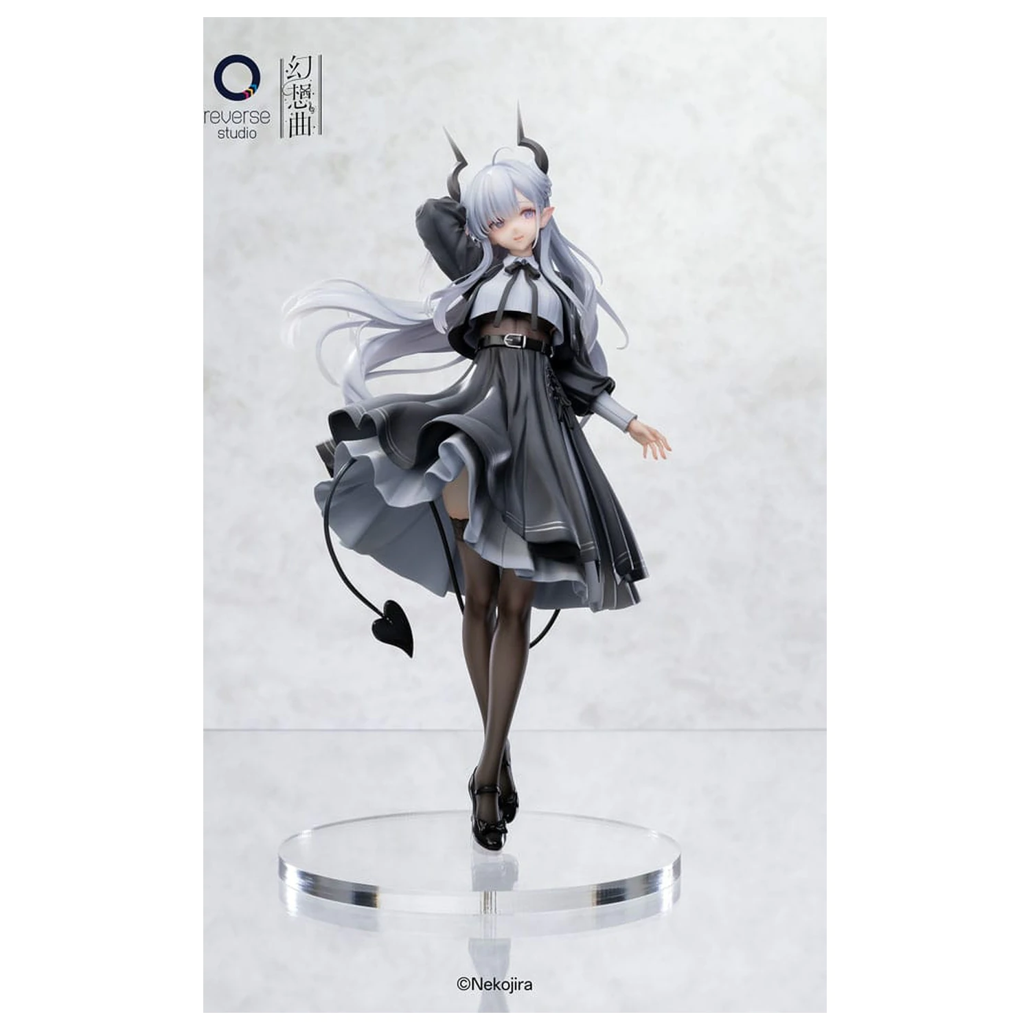 Original Character Fantasias Series Statue 1/6 set of 2 Thea-chan Apprentice Succubus Ver. (Regular Outfit & Underwear Edition) 29 cm  product photo