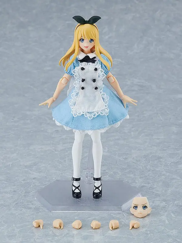 Original Character Figma Action Figure Female Body (Alice) with Dress and Apron Outfit 13 cm termékfotó