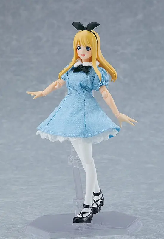 Original Character Figma Action Figure Female Body (Alice) with Dress and Apron Outfit 13 cm termékfotó