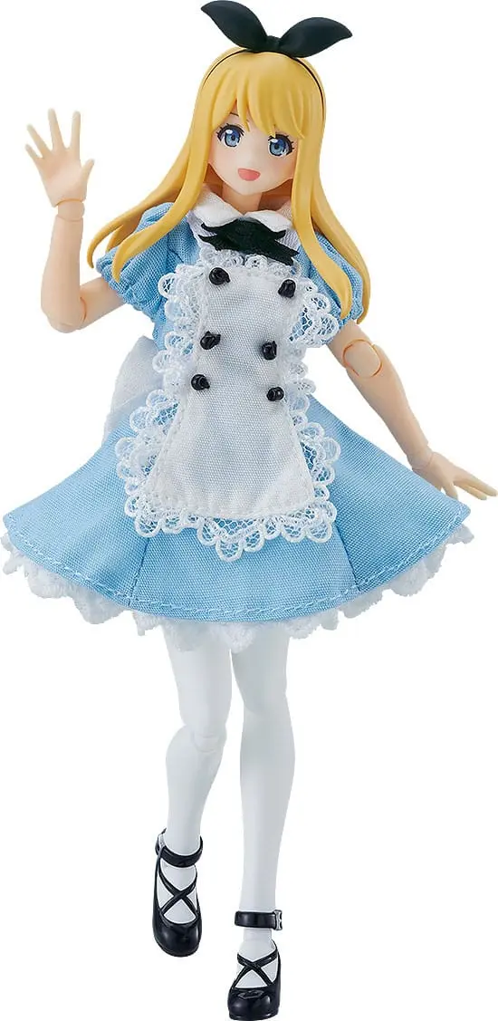 Original Character Figma Action Figure Female Body (Alice) with Dress and Apron Outfit 13 cm termékfotó