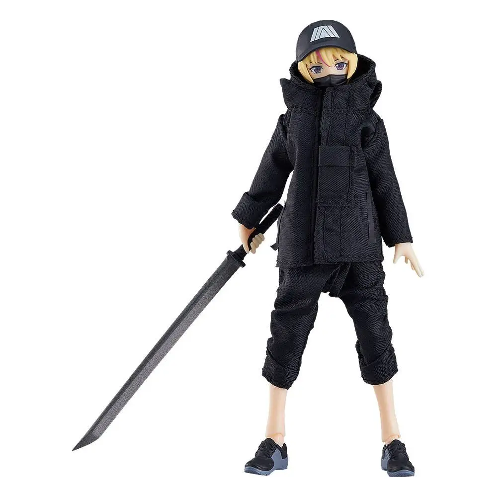 Original Character Figma Action Figure Female Body Yuki with Techwear Outfit 13 cm product photo