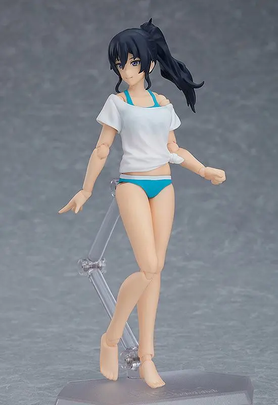 Original Character Figma Action Figure Female Swimsuit Body (Makoto) 13 cm product photo