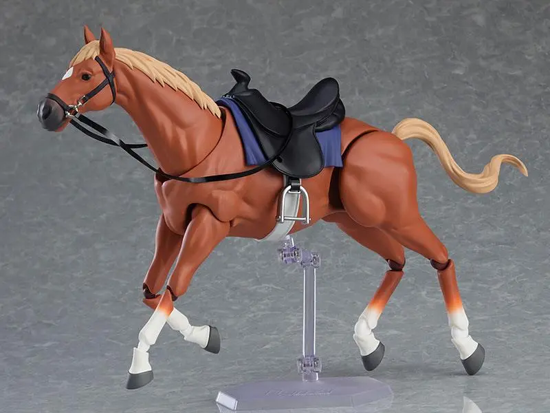 Original Character Figma Action Figure Horse ver. 2 (Light Chestnut) 19 cm product photo