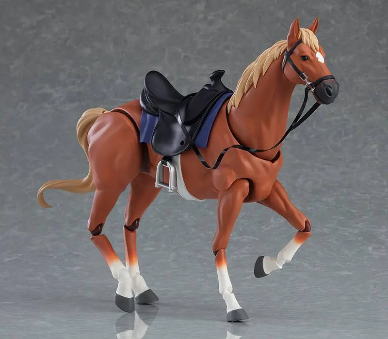 Original Character Figma Action Figure Horse ver. 2 (Light Chestnut) 19 cm product photo