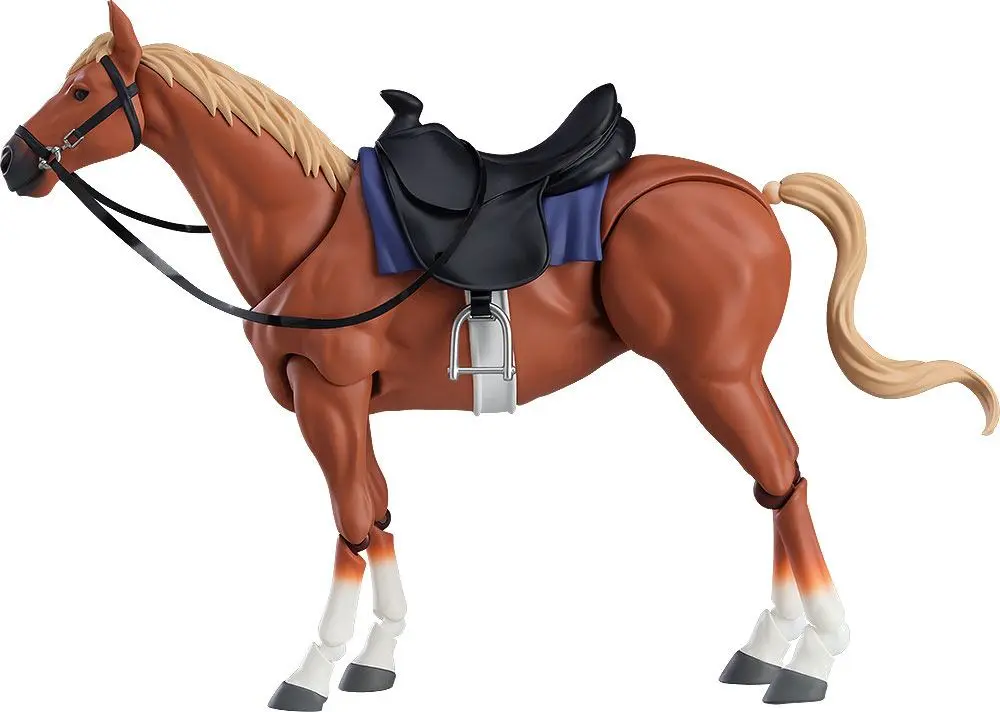 Original Character Figma Action Figure Horse ver. 2 (Light Chestnut) 19 cm product photo