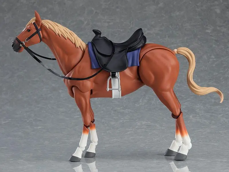 Original Character Figma Action Figure Horse ver. 2 (Light Chestnut) 19 cm product photo