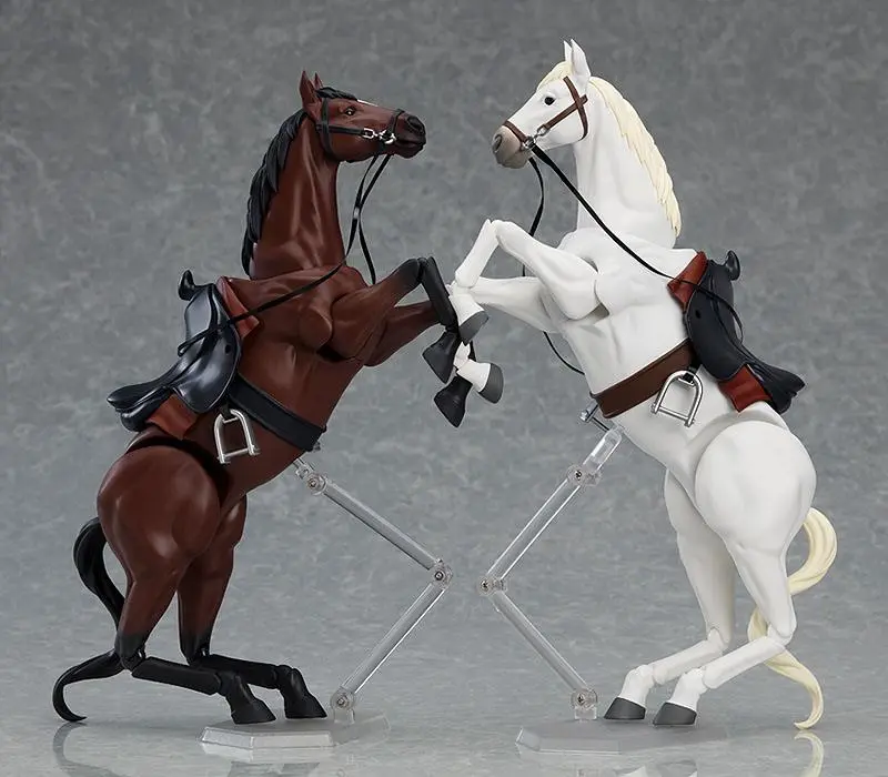 Original Character Figma Action Figure Horse ver. 2 (White) 19 cm product photo