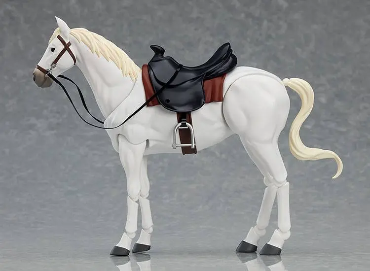 Original Character Figma Action Figure Horse ver. 2 (White) 19 cm product photo