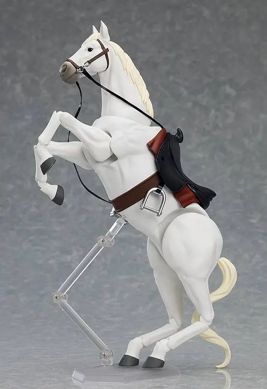 Original Character Figma Action Figure Horse ver. 2 (White) 19 cm product photo