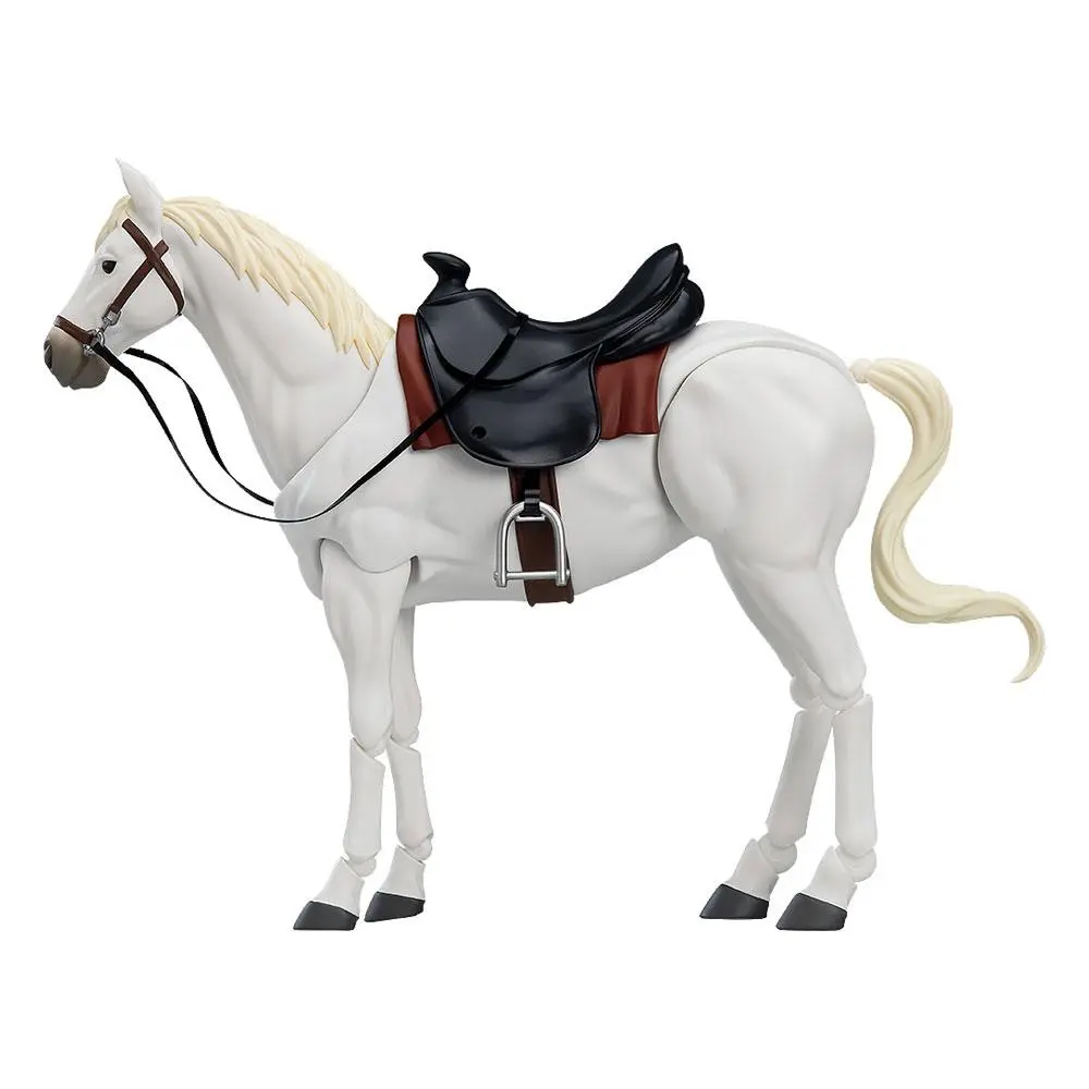 Original Character Figma Action Figure Horse ver. 2 (White) 19 cm product photo