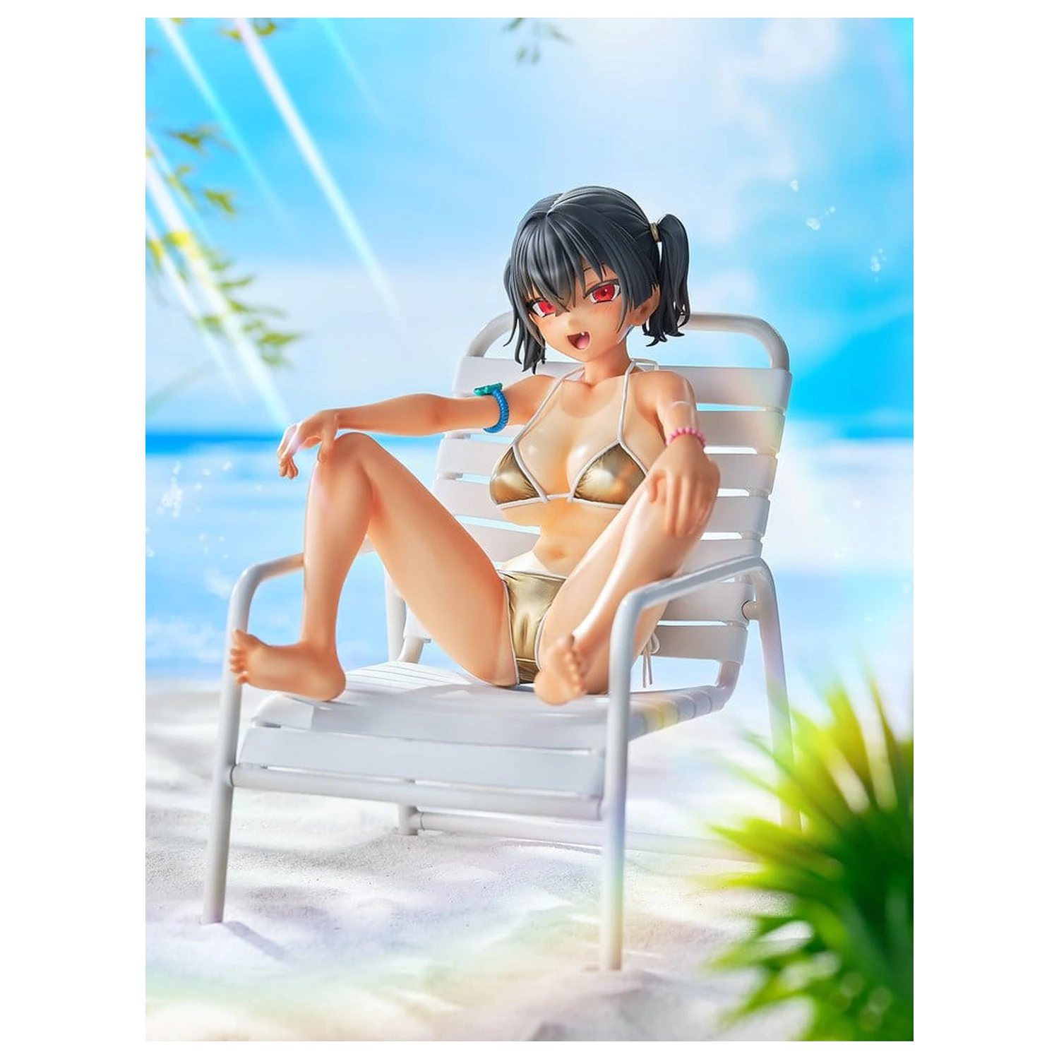 Original Character Figure 1/5 Nocturnas Sasaki Kanna–Gold Bikini Ver.23 cm product photo