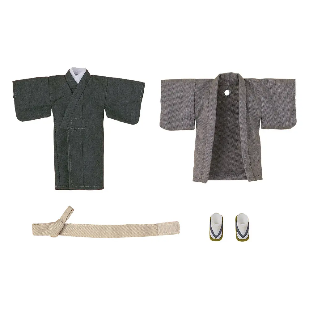 Original Character for Nendoroid Doll Figures Outfit Set: Kimono - Boy (Gray) termékfotó