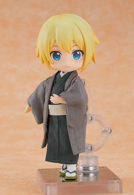 Original Character for Nendoroid Doll Figures Outfit Set: Kimono - Boy (Gray) termékfotó