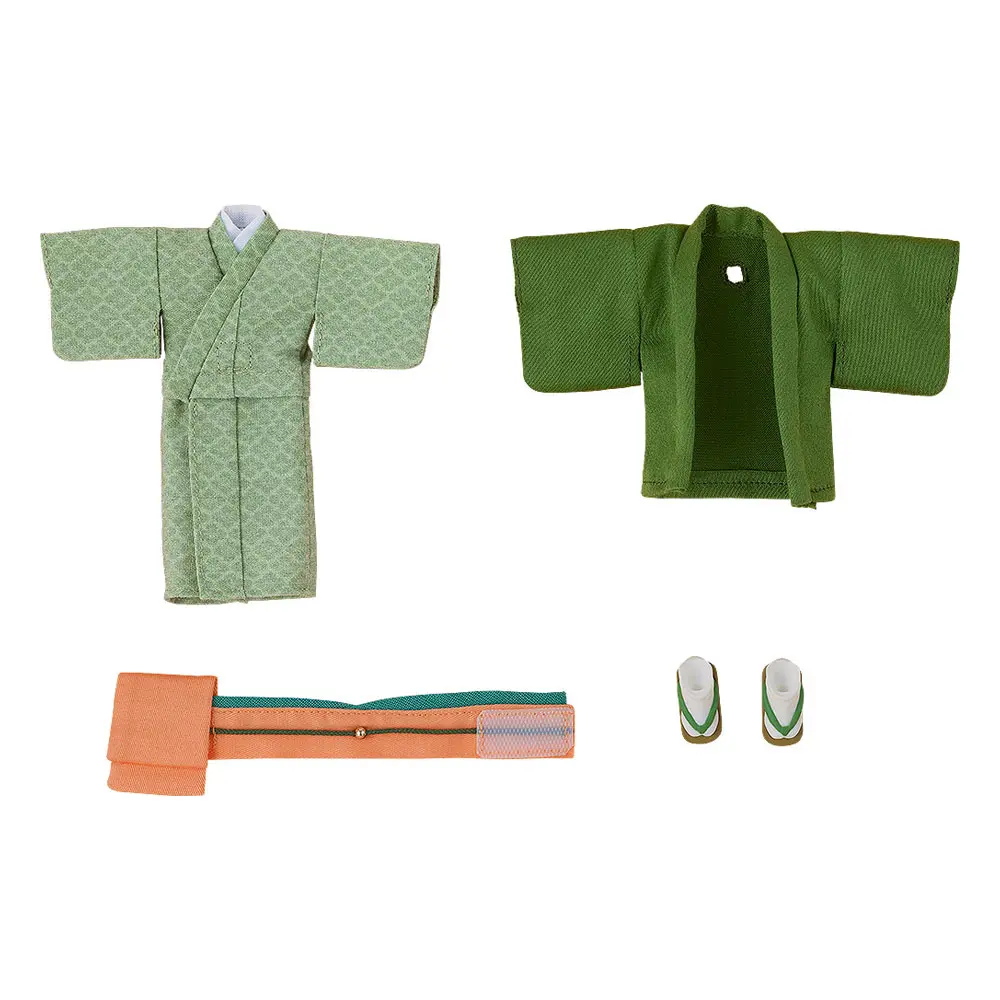 Original Character for Nendoroid Doll Figures Outfit Set: Kimono - Girl (Green) product photo