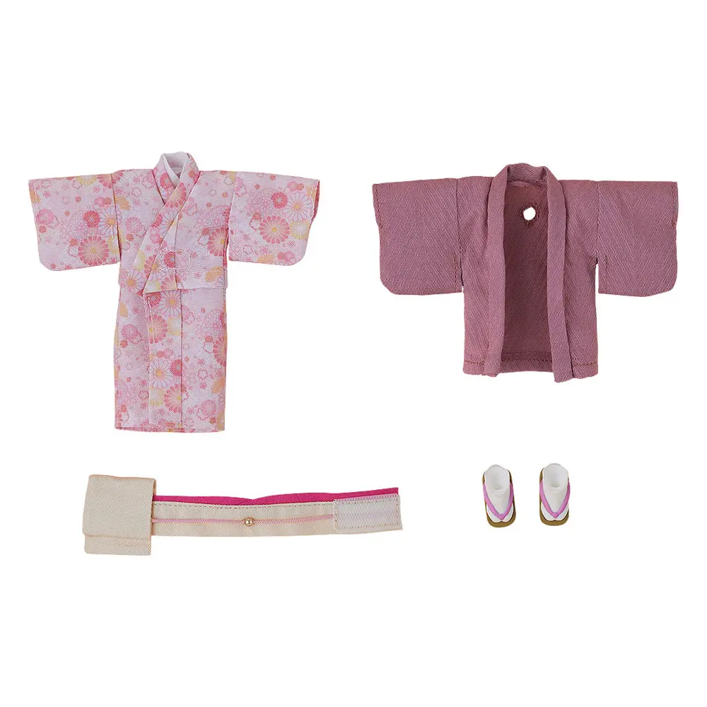 Original Character for Nendoroid Doll Figures Outfit Set: Kimono - Girl (Pink) termékfotó