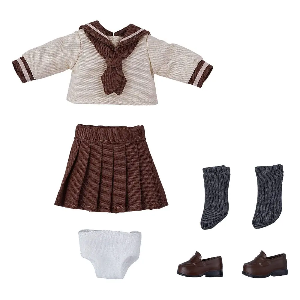 Original Character for Nendoroid Doll Figures Outfit Set:Long-Sleeved Sailor Outfit (Beige) product photo