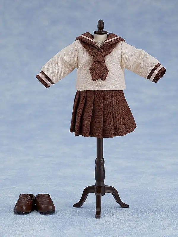 Original Character for Nendoroid Doll Figures Outfit Set:Long-Sleeved Sailor Outfit (Beige) product photo