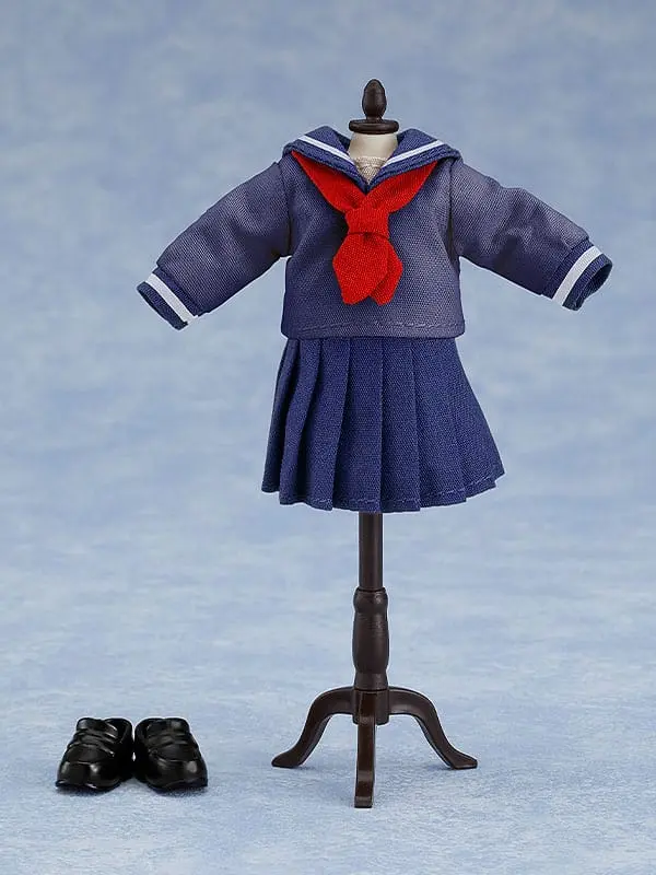Original Character for Nendoroid Doll Figures Outfit Set: Long-Sleeved Sailor Outfit (Navy) product photo