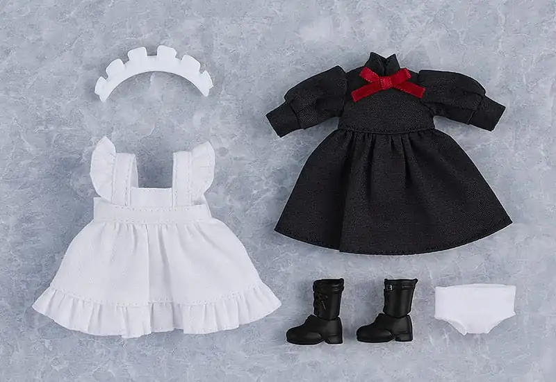 Original Character for Nendoroid Doll Figures Outfit Set: Maid Outfit Long (Black) termékfotó