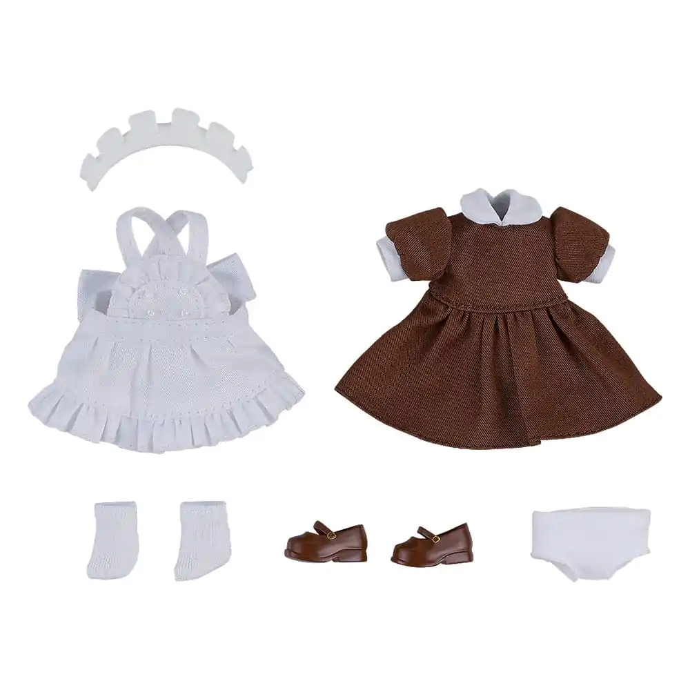 Original Character for Nendoroid Doll Figures Outfit Set: Maid Outfit Mini (Brown) termékfotó