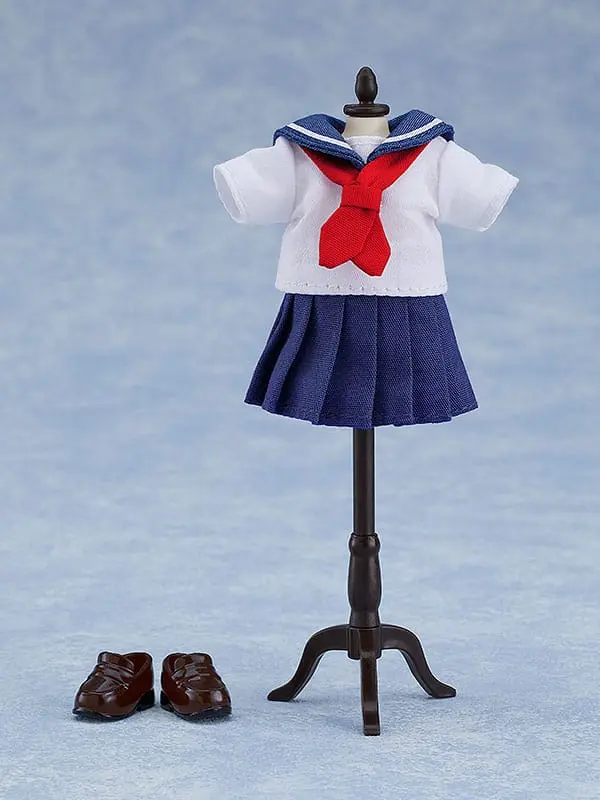 Original Character for Nendoroid Doll Figures Outfit Set: Short-Sleeved Sailor Outfit (Navy) product photo