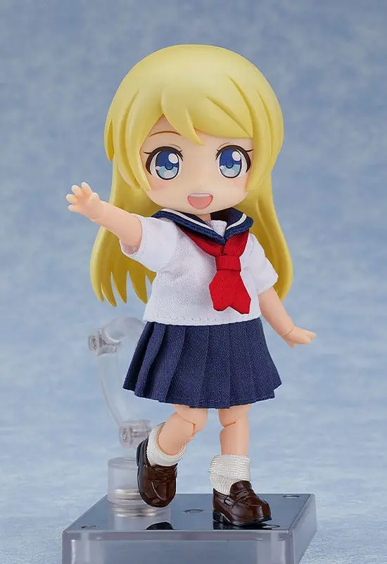 Original Character for Nendoroid Doll Figures Outfit Set: Short-Sleeved Sailor Outfit (Navy) product photo
