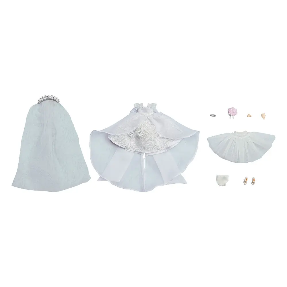 Original Character for Nendoroid Doll Figures Outfit Set: Wedding Dress termékfotó