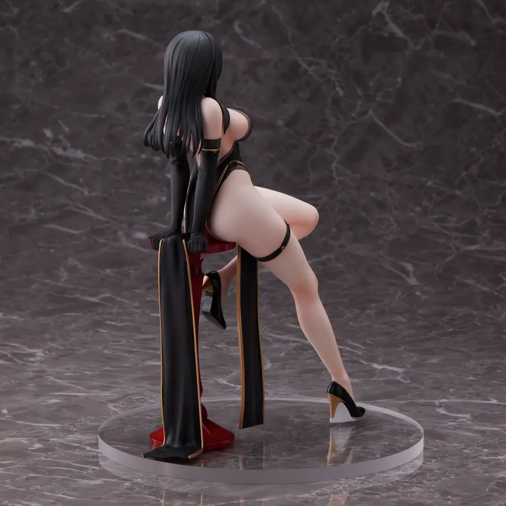 Original Character PVC Statue Hayabusa Illustration Black China Dress-chan 16 cm product photo