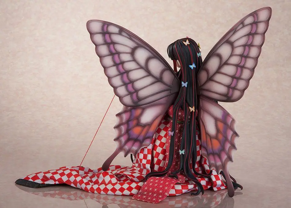 Original Character Hoteri PVC Statue Red Butterfly Illustration by Jin Happobi 16 cm product photo