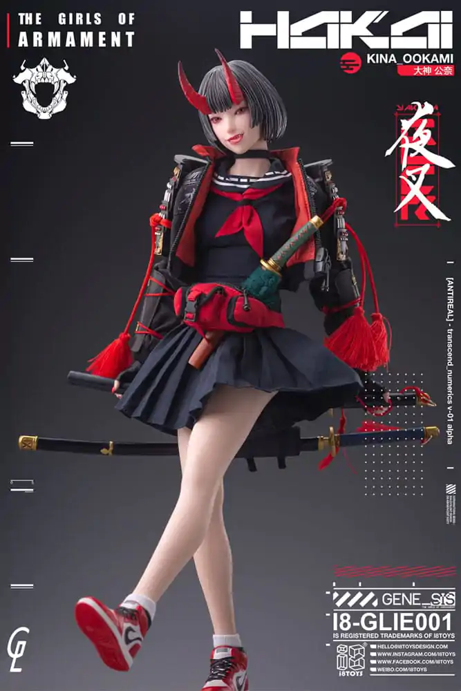 Original Character i8Toys x Gharliera Action Figure 1/6 The Girls of Armament Kina Ookami 28 cm termékfotó