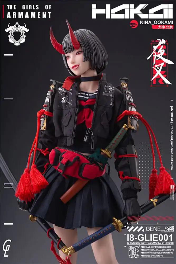 Original Character i8Toys x Gharliera Action Figure 1/6 The Girls of Armament Kina Ookami 28 cm termékfotó