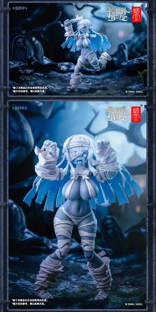 Original Character Action Figure Kit 1/12 RPG-03 Zombie Girl Grisa 15 cm termékfotó