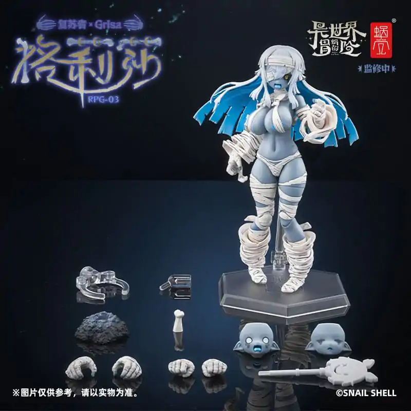 Original Character Action Figure Kit 1/12 RPG-03 Zombie Girl Grisa 15 cm termékfotó